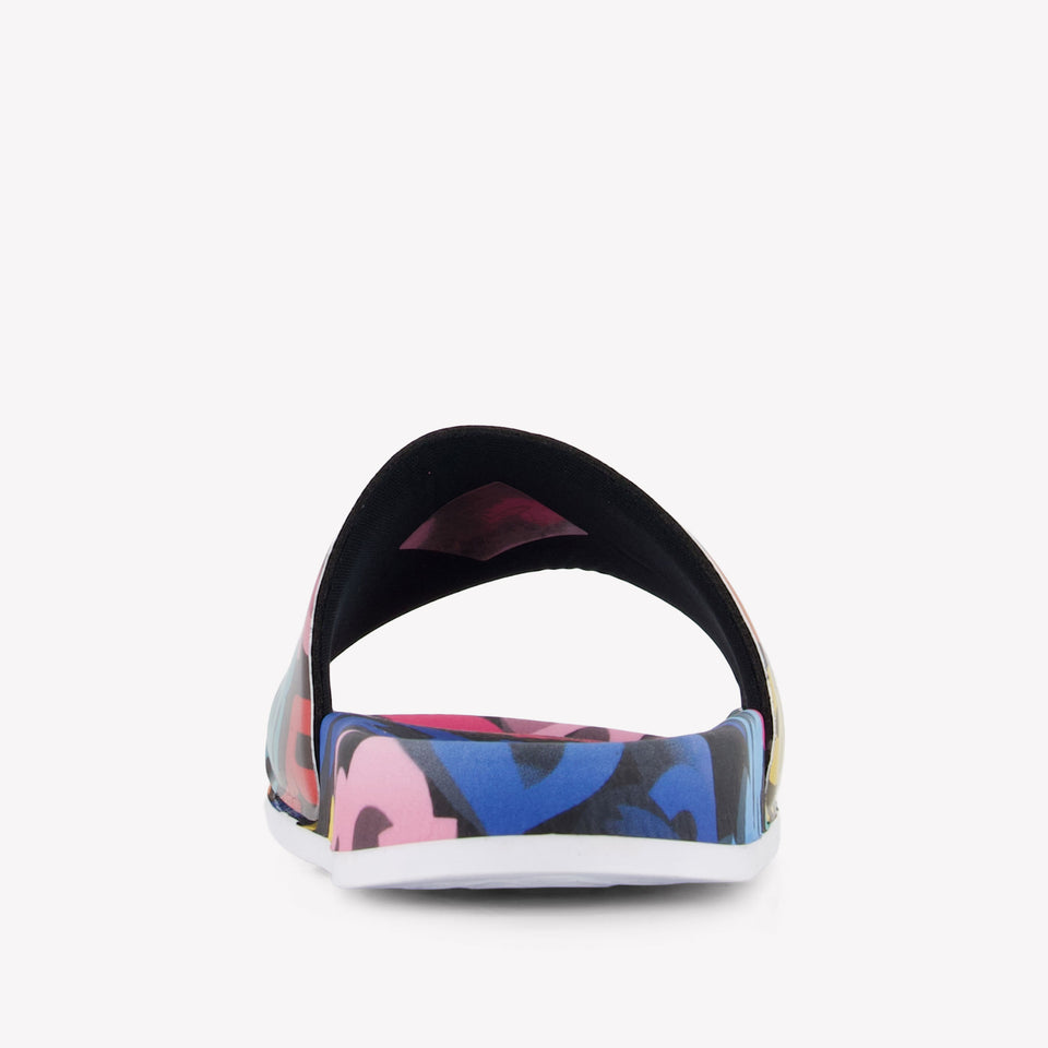 Dsquared2 Unisex Slippers In Zwart