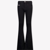 Diesel Kids Girls Jeans In Black