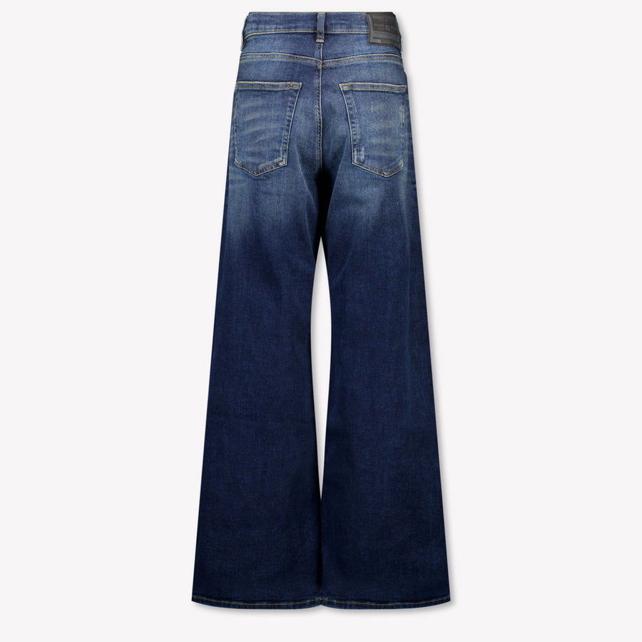 Diesel Kinder Meisjes Jeans In Donker Blauw