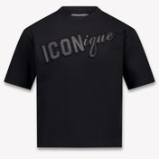 Dsquared2 Kids Unisex T-Shirt In Black