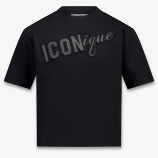 Dsquared2 Kids Unisex T-Shirt In Black