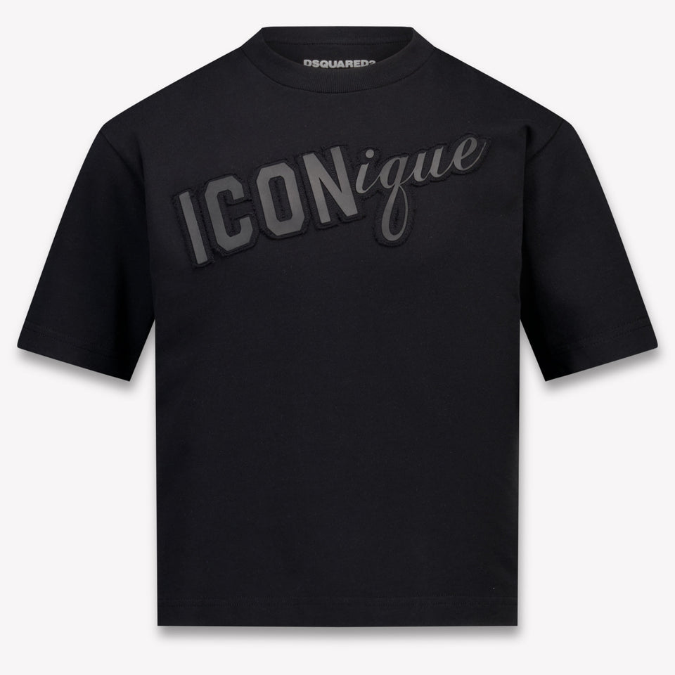 Dsquared2 Kids Unisex T-Shirt In Black