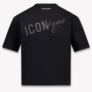 Dsquared2 Kids Unisex T-Shirt In Black