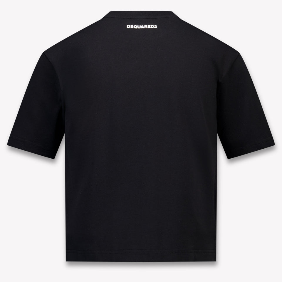 Dsquared2 Kids Unisex T-Shirt In Black