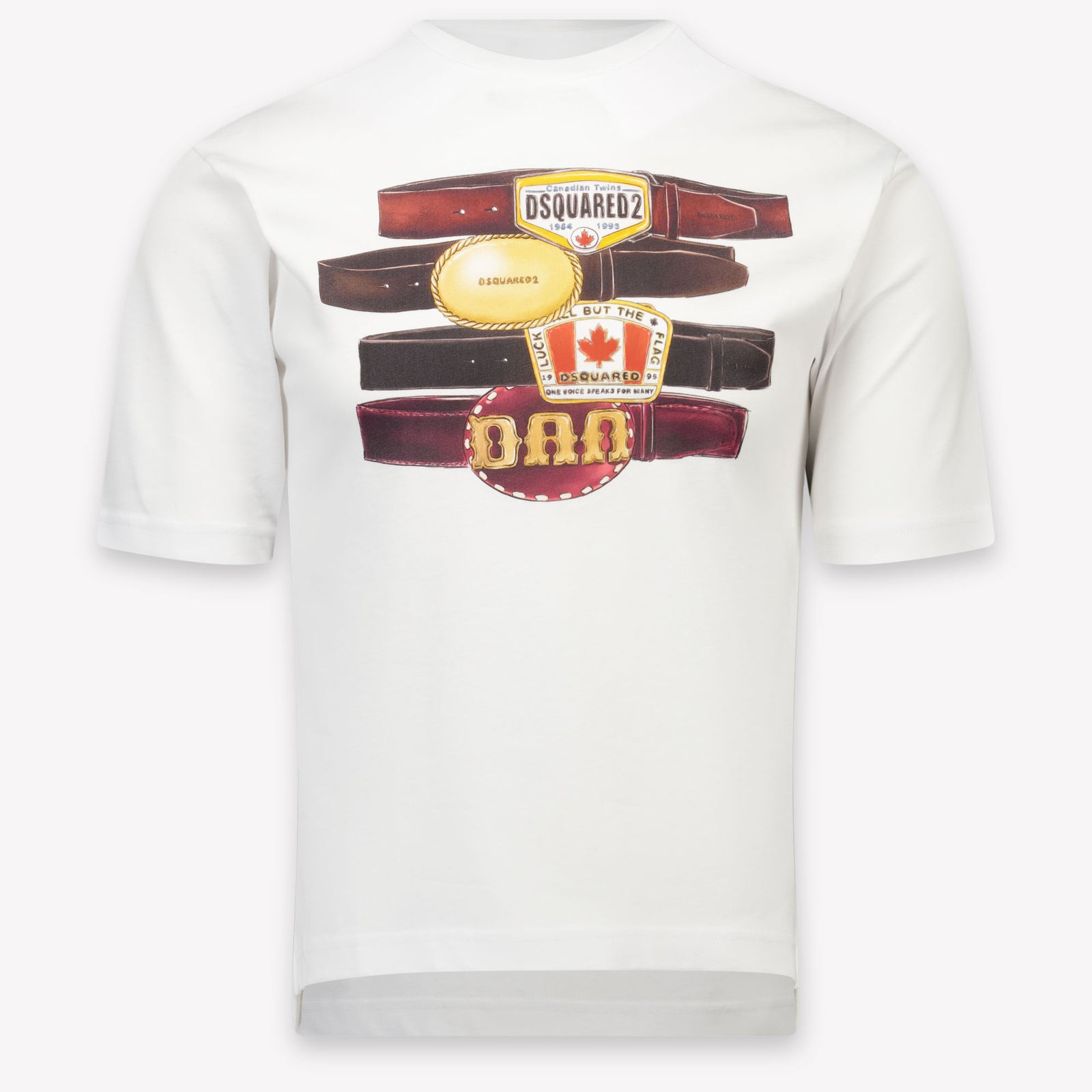 Dsquared2 Kinder Unisex T-Shirt In Wit