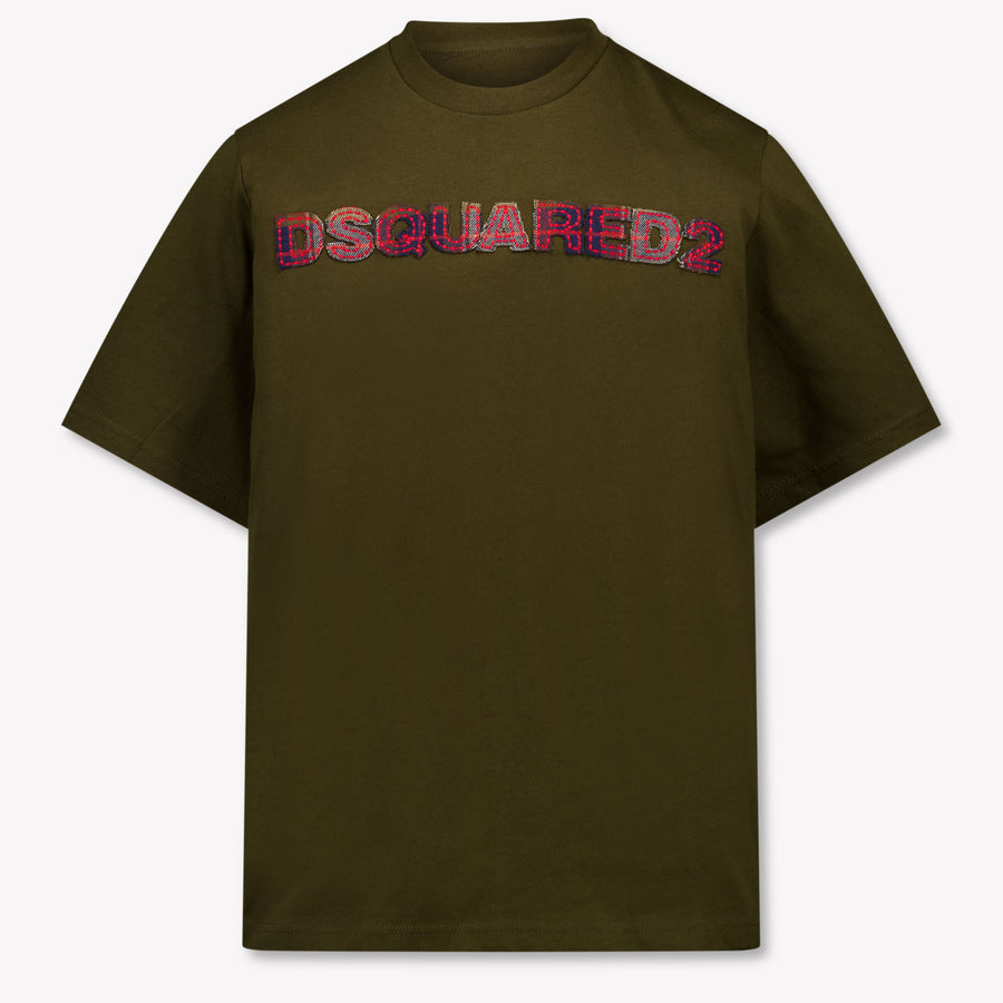 Dsquared2 Kinder Jongens T-Shirt In Army