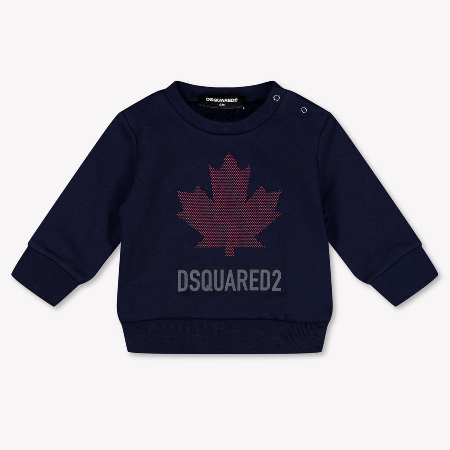 Dsquared2 Baby Jongens Trui In Navy