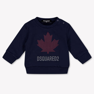 Dsquared2 Baby Jongens Trui In Navy