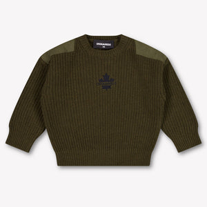 Dsquared2 Baby Boys Sweater In Army