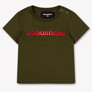 Dsquared2 Baby Boys T-Shirt In Army