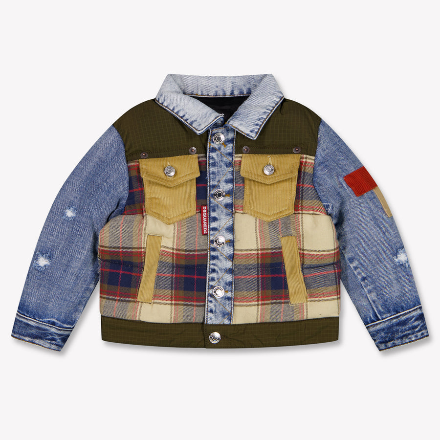 Dsquared2 Baby Jongens Winterjas In Jeans