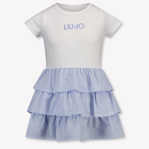 Liu Jo Kids Girls Dress In Light Blue