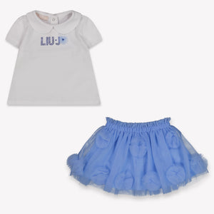 Liu Jo Baby Girls Set In Light Blue