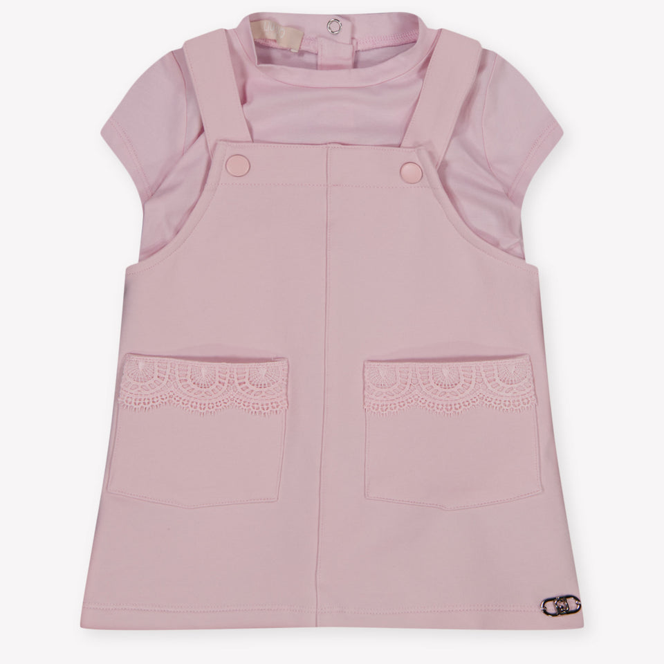 Liu Jo Baby Girls Set In Light Pink