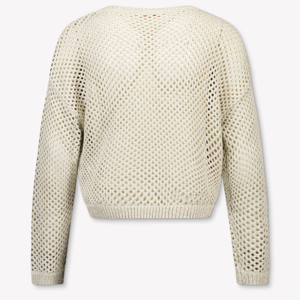 Liu Jo Kids Girls Sweater In Gold