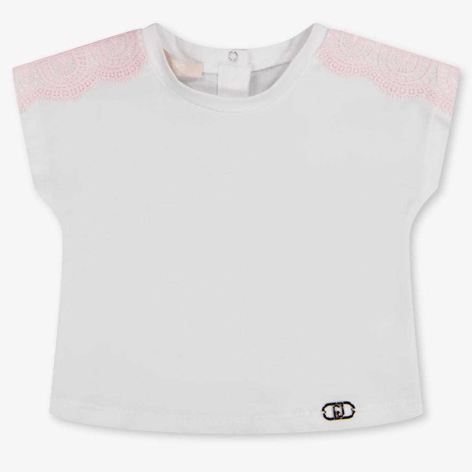 Liu Jo Baby Girls T-Shirt In White