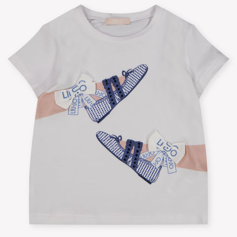 Liu Jo Kinder Meisjes T-Shirt In Wit