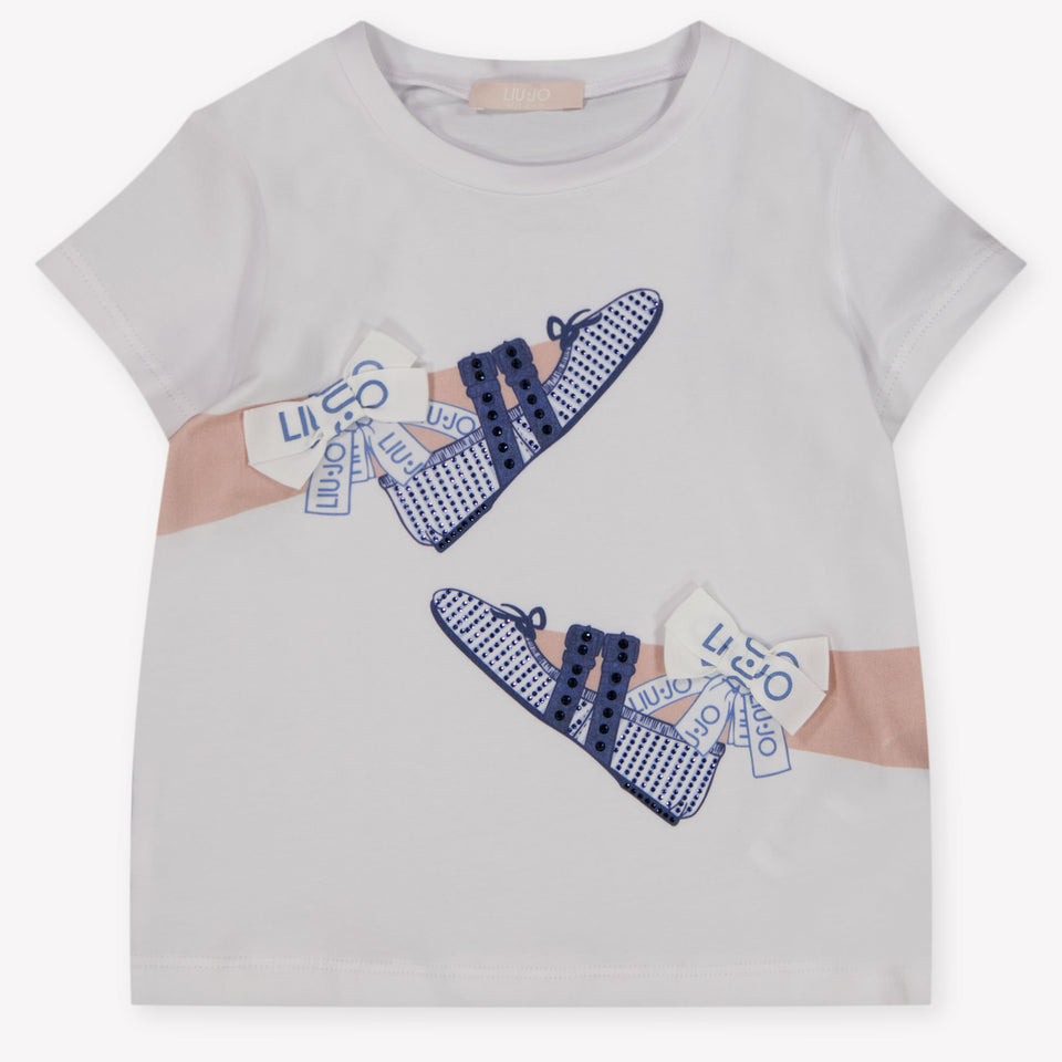 Liu Jo Kinder Meisjes T-Shirt In Wit