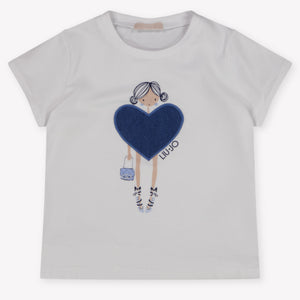 Liu Jo Kids Girls T-Shirt In White