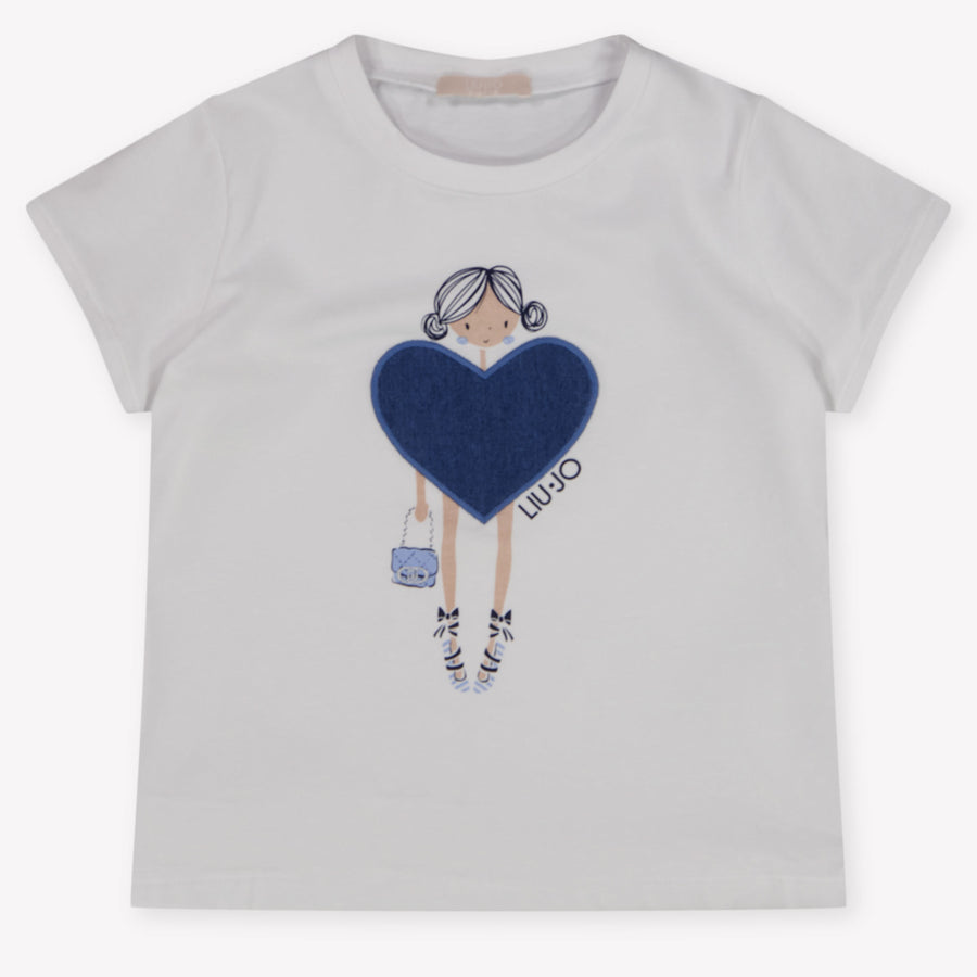 Liu Jo Kids Girls T-Shirt In White