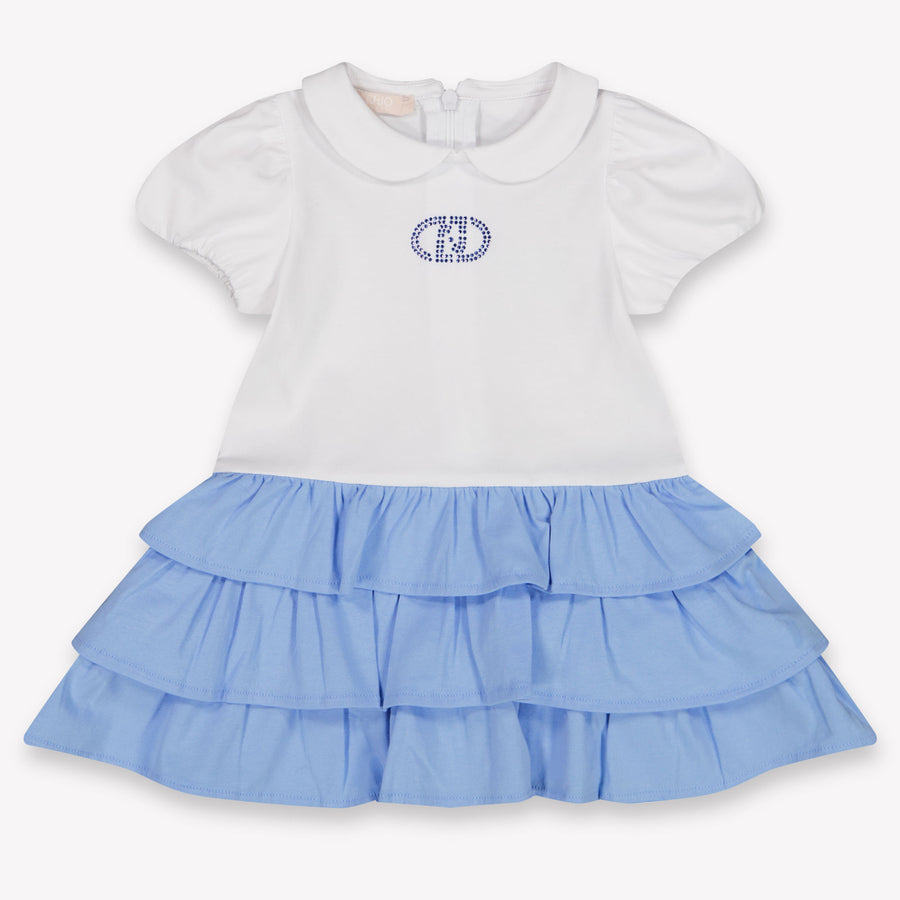 Liu Jo Baby Girls Dress In Light Blue