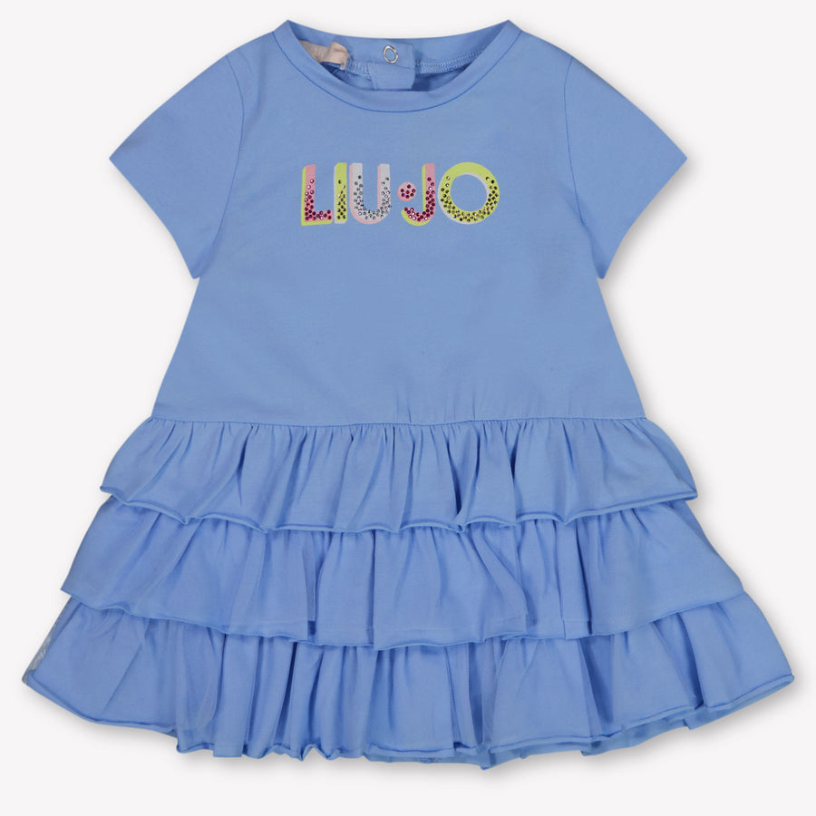 Liu Jo Baby Meisjes Jurk In Licht Blauw