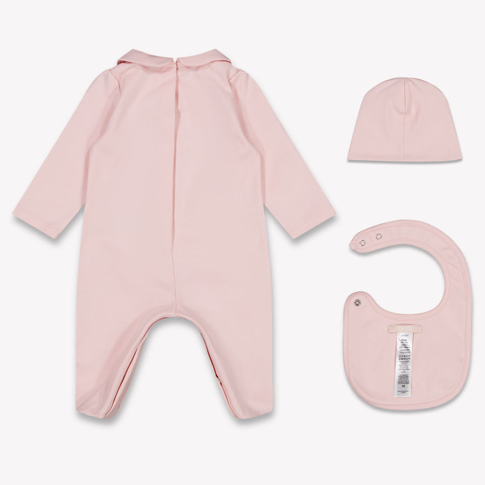 Liu Jo Baby Girls Playsuit In Light Pink