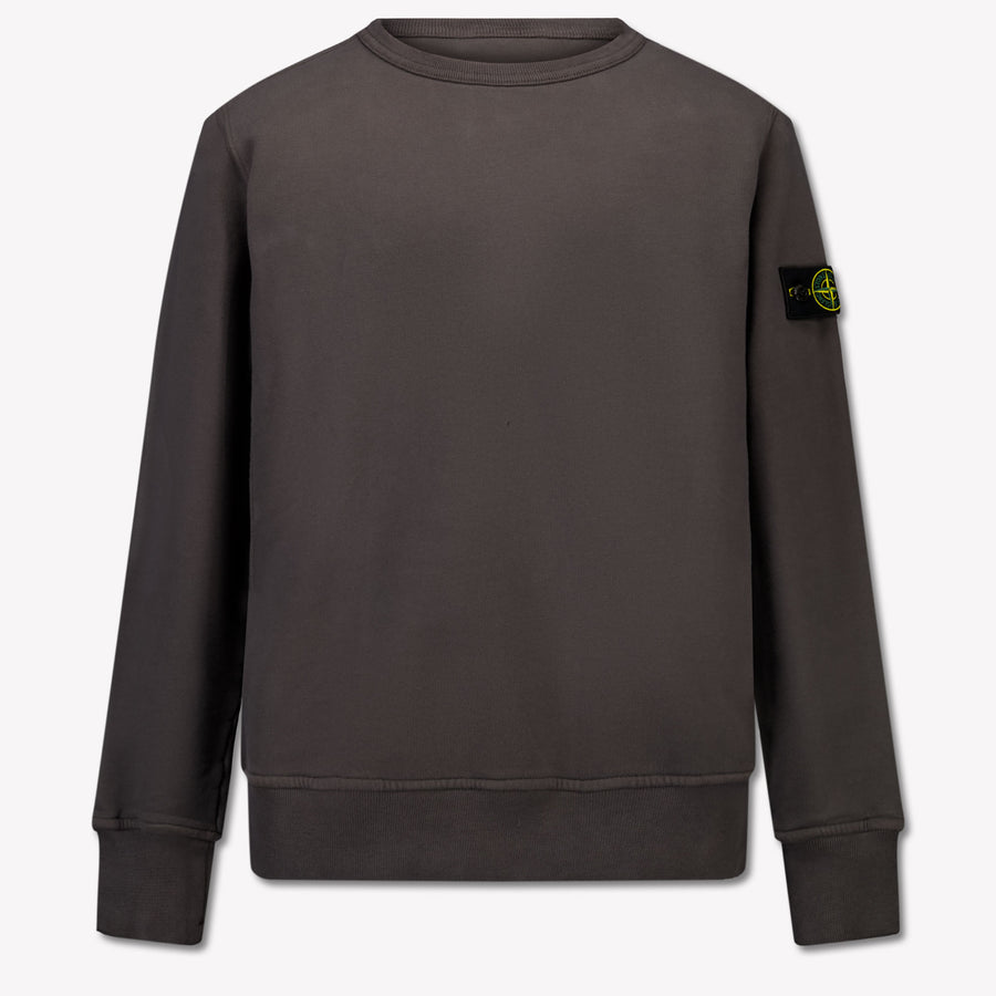 Stone Island Boys Sweater in Anthracite