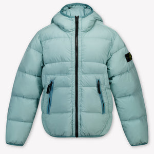 Stone Island Kids Boys Jackets In Light Blue
