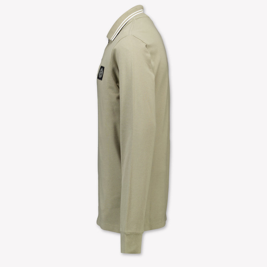 Stone Island Kinder Jongens Polo In Taupe