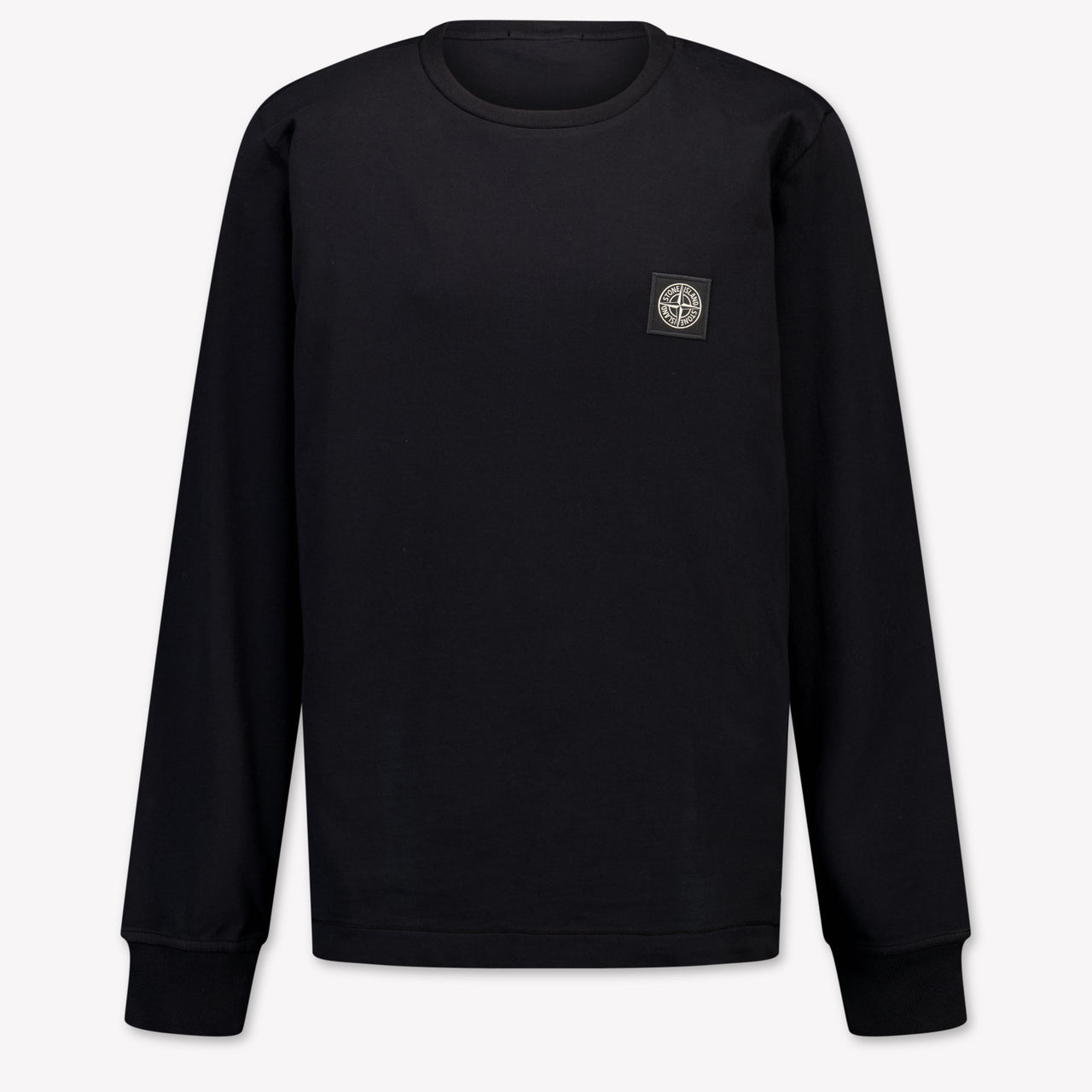 Stone Island Kinder Jongens T-Shirt In Zwart