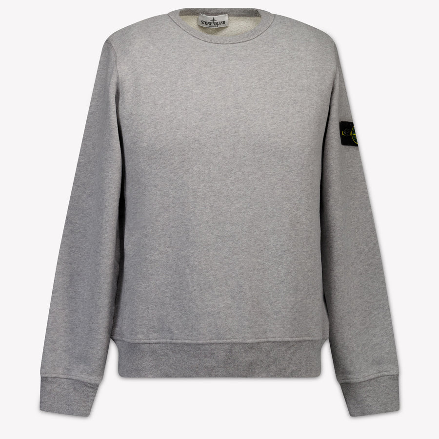 Stone Island Kids Boys Sweater In Gray