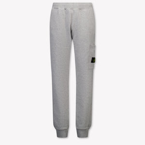 Stone Island Kids Boys Pants In Gray