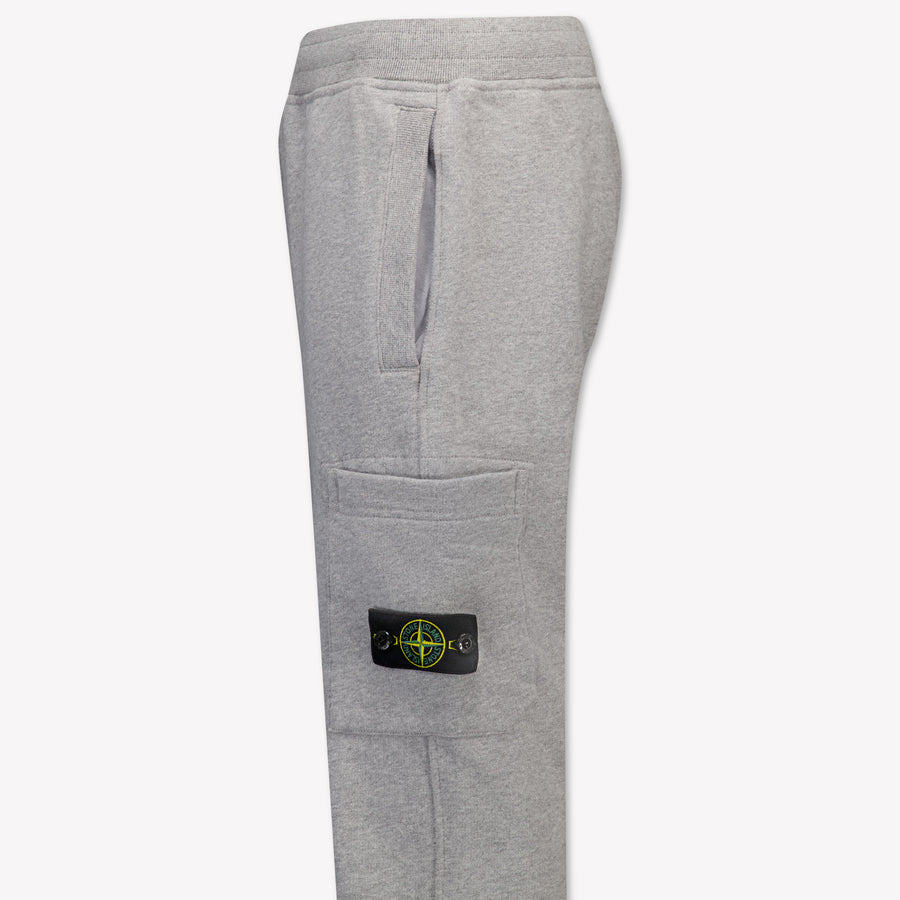 Stone Island Kids Boys Pants In Gray