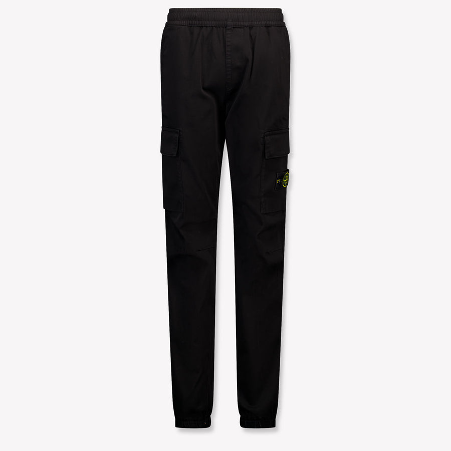 Stone Island Kinder Jongens Broek In Zwart