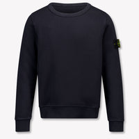 Stone Island Kids Boys Sweater In Navy