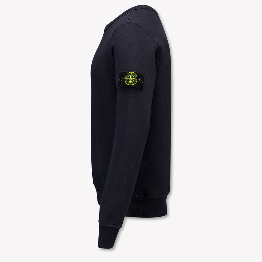 Stone Island Kids Boys Sweater In Navy