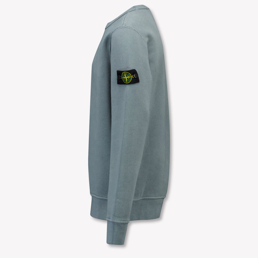 Stone Island Kids Boys Sweater In Blue