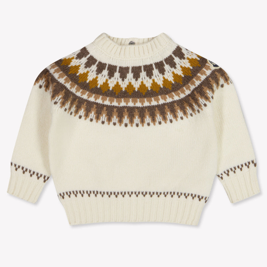 Moncler Baby Boys Sweater in Off-White