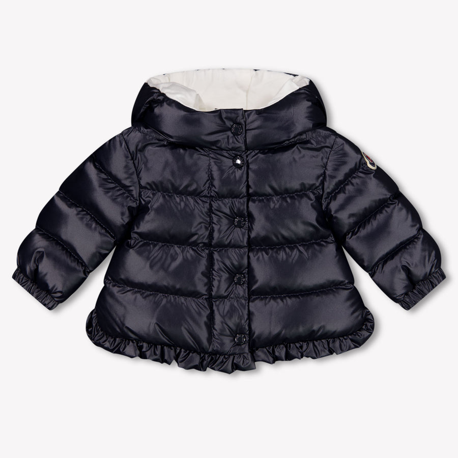 Moncler Tazui Baby Girls Jackets In Navy