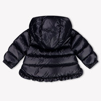 Moncler Tazui Baby Girls Jackets In Navy