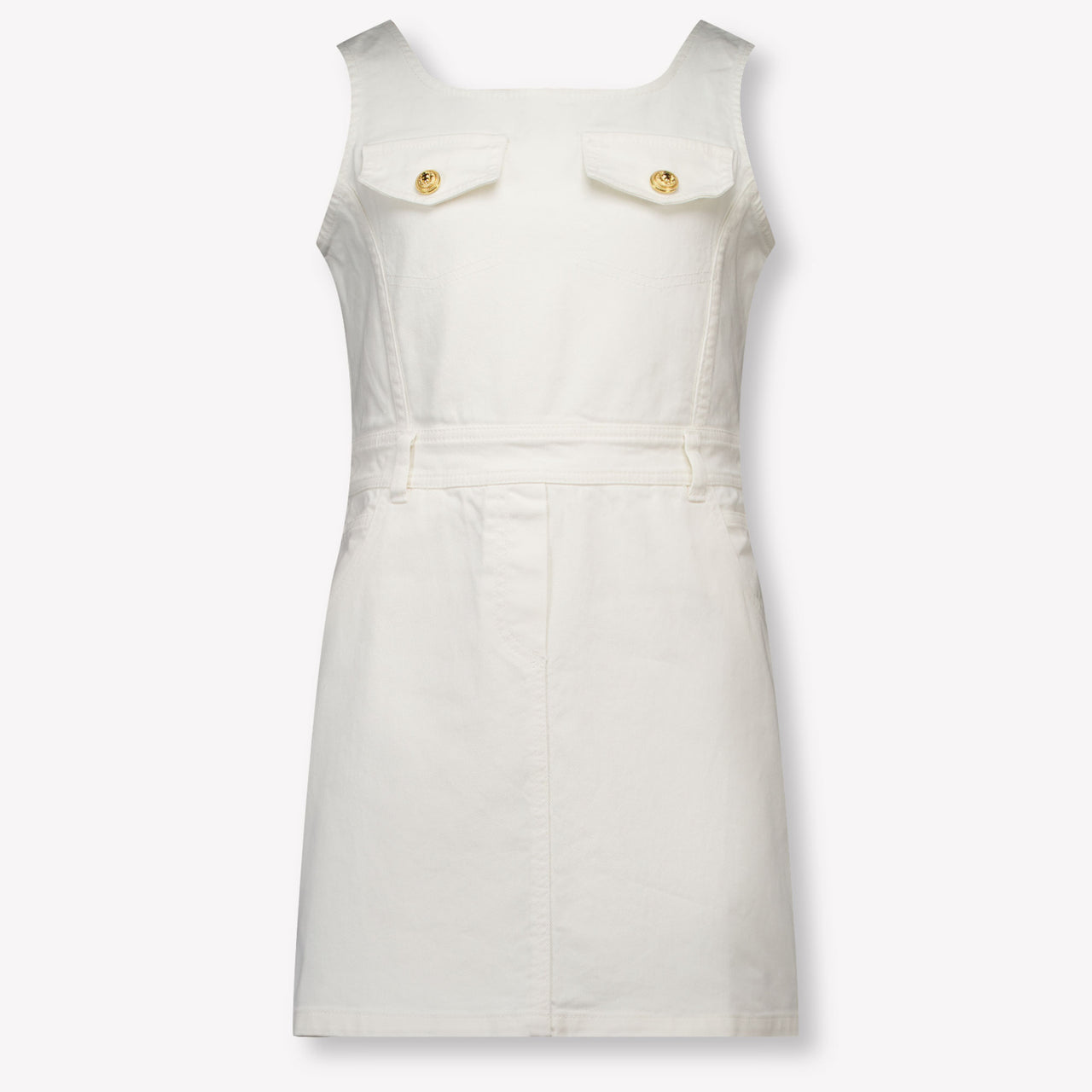 Balmain Kids Girls Dress In White
