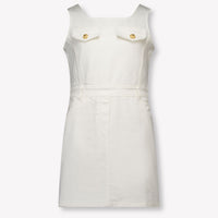 Balmain Kids Girls Dress In White