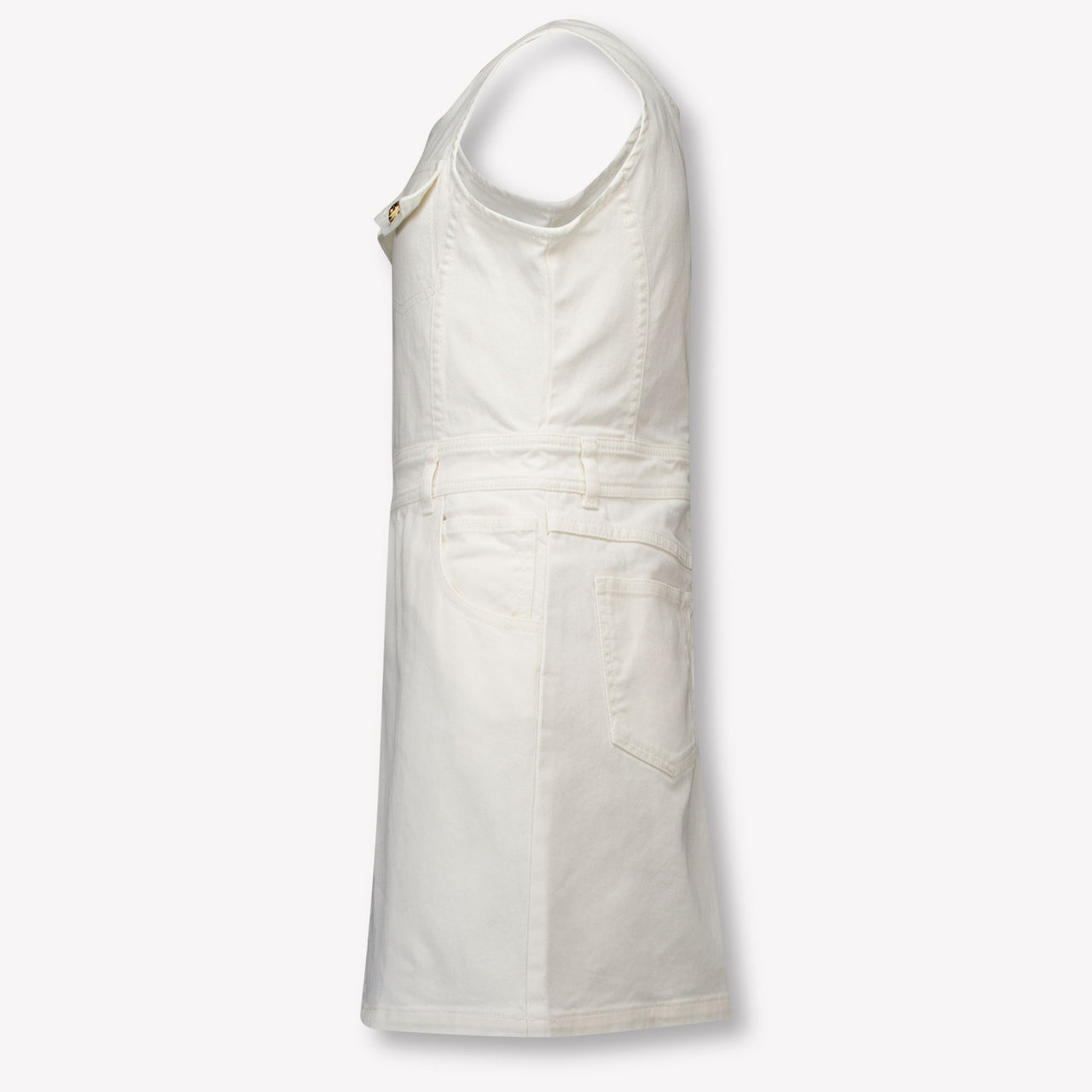 Balmain Kids Girls Dress In White
