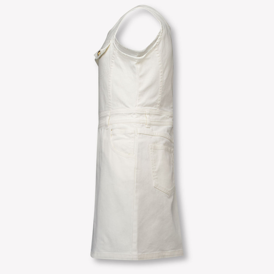 Balmain Kids Girls Dress In White