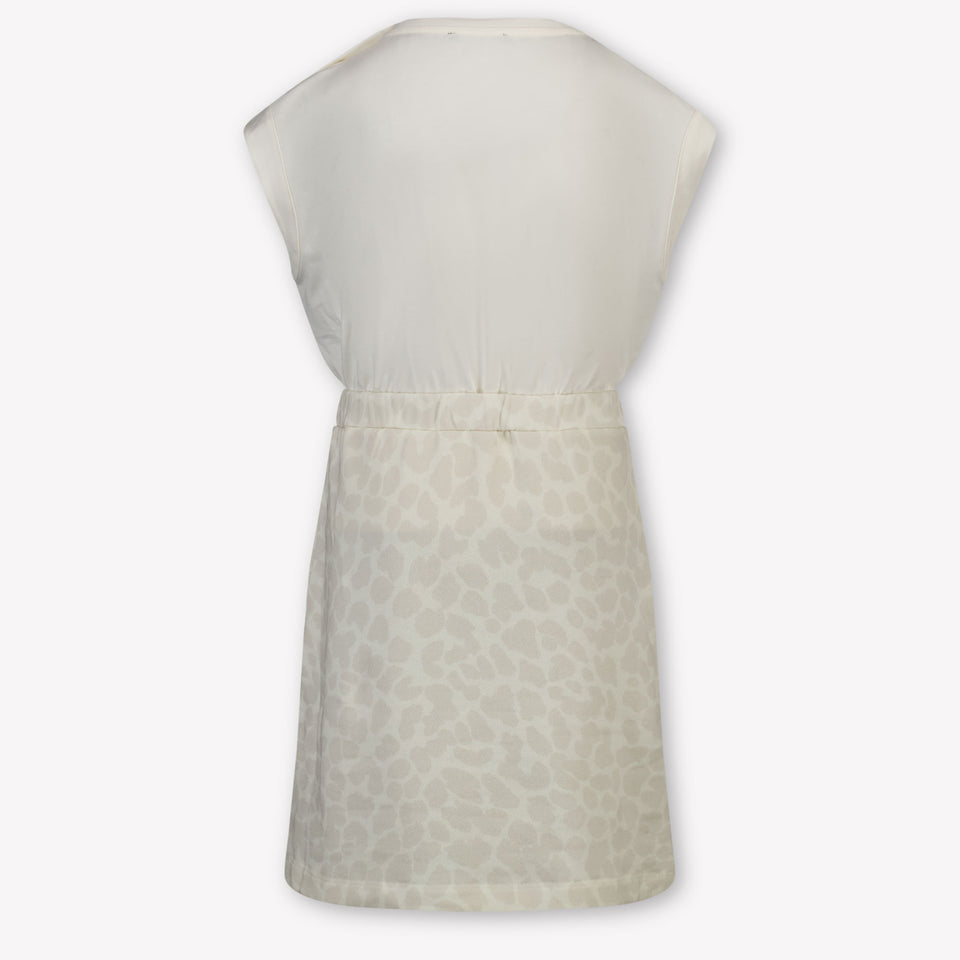 Balmain Kinder Meisjes Jurk In Off White