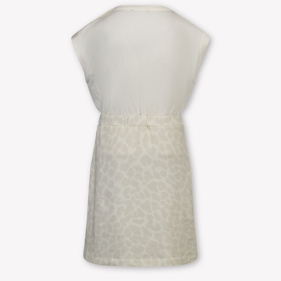 Balmain Kids Girls Dress In OffWhite
