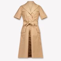 Balmain Kids Girls Dress In Light Brown