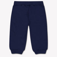 Balmain Baby Girls Pants In Navy