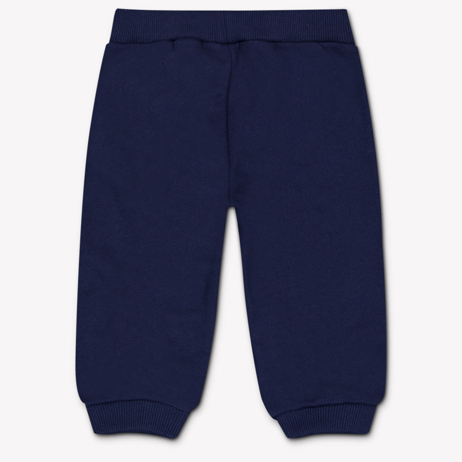 Balmain Baby Girls Pants In Navy
